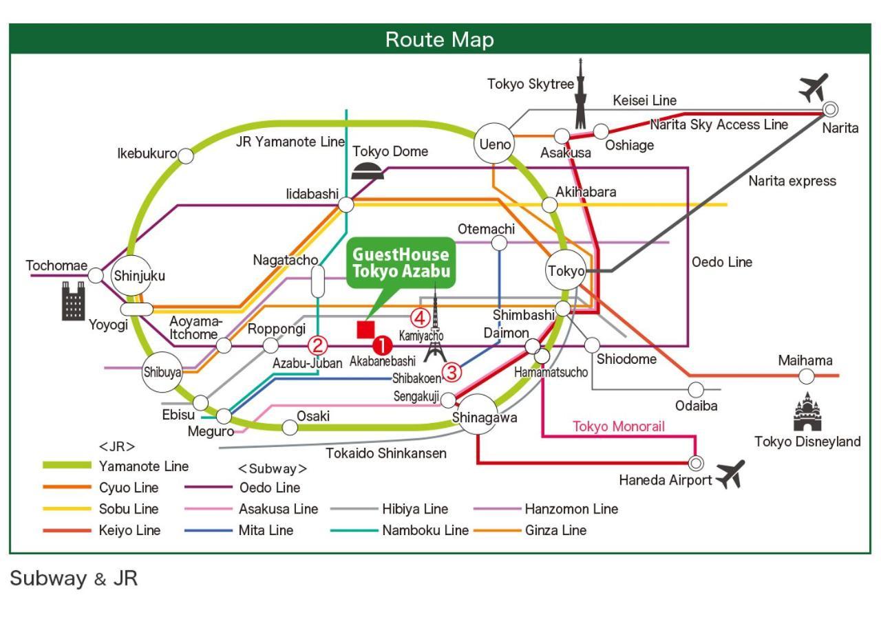 Guest House Tokyo Azabu Εξωτερικό φωτογραφία